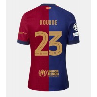 Pánský Fotbalový dres Barcelona Jules Kounde #23 2024-25 Domácí Krátký Rukáv